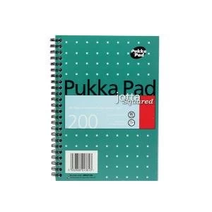 Pukka Pad Square Wirebound Metallic Jotta Notepad 200 Pages A5 Pack of