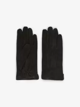 PIECES Suede Gloves Women Black