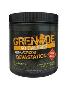 Grenade 50. Calibre Pre Workout Energy Boost Powder 232G - Killa Cola