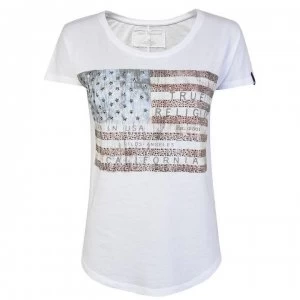 True Religion Flag T Shirt - White 1700