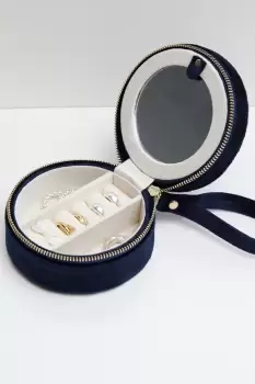Navy Jewellery Box