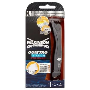 Wilkinson Sword Quattro Titanium Precision Razor