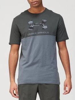 Urban Armor Gear Camo Big Logo T-Shirt - Khaki Size M Men