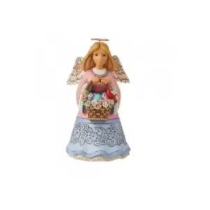 Angel with Basket Figurine