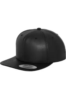 Flexfit Faux Leather Snapback Cap (Pack of 2)