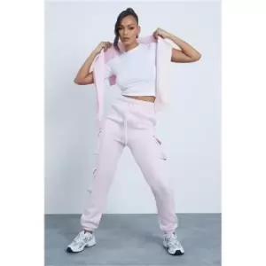 I Saw It First Baby Pink 3 Pocket Cargo Joggers - Pink