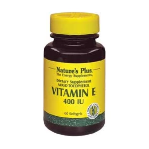 Natures Plus Vitamin E 400 IU Mixed Tocopherol Softgels 60 Softgels