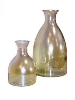 Arthouse Set Of 2 Iridescent Vases