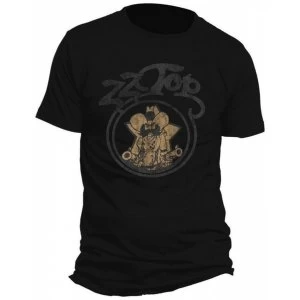 ZZ Top - Outlaw Village Mens X-Large T-Shirt - Black