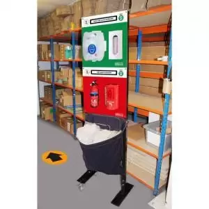 Modulean Lite - Mask and Glove Dispenser Board - Green