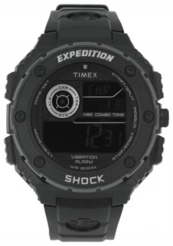 Timex Mens Expedition Vibe Shock Black Dial Strap Watch