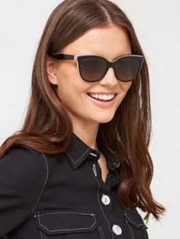 KATE SPADE Round Sunglasses, Black/Pink, Women
