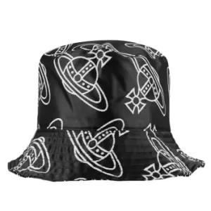 Vivienne Westwood Aop Bucket Hat - Black
