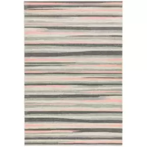 Asiatic Carpets Colt Machine Woven Rug Stripe Pink - 160 x 230cm