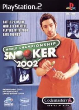 World Championship Snooker 2002 PS2 Game