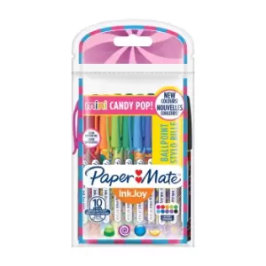 Papermate InkJoy Mini ST Multicolour Stick ballpoint pen Medium 10...