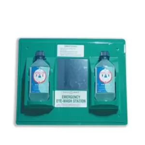 Astroplast First-Aid Emergency Eyewash Station 2 x 500ml Bottles Ref 2402028