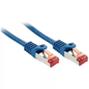 LINDY 47357 RJ45 Network cable, patch cable CAT 6 S/FTP 7.50 m Blue