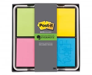 Post it Evernote Quad Dispenser For 76x76mm Post it Notes