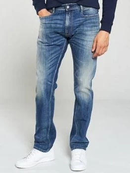 Replay Rob Jeans - Medium Blue, Size 30, Inside Leg Long, Men