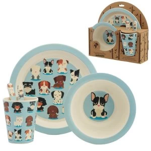 Bambootique Eco Friendly Dog Squad Reusable Bamboo Kids Set