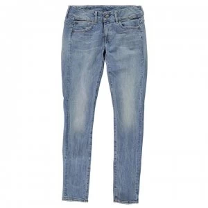 G Star Lynn Mid Skinny Jeans - medium aged ant