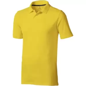 Elevate Mens Calgary Short Sleeve Polo (XXXL) (Yellow)