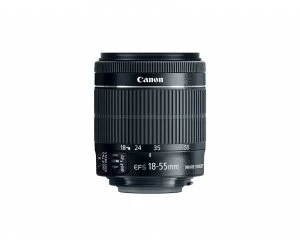 Canon EF S 18 55mm f3.5 5.6 STM IS Lens White Box