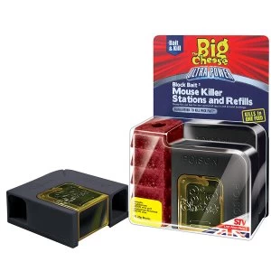 The Big Cheese Ultra Power Block Bait Mouse Killer Station and Refill