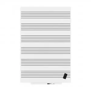 ROCADA SKINMUSIC Dry-Wipe board with Magnetic Lacquered Surface