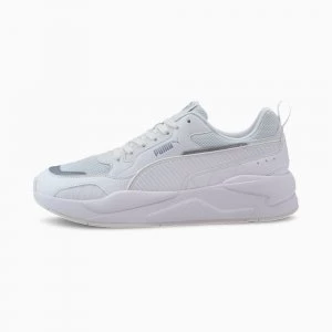 Mens PUMA X-Ray 2 Square Trainers, White/Grey Violet Size 10 Shoes