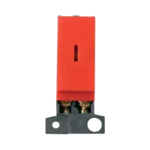 Click Scolmore MiniGrid 13A Resistive 250V Key Switch Module - MD046RD