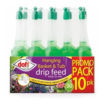 Drip Feeders Pack 10 Hanging Basket & Tub - DP1045 - Doff