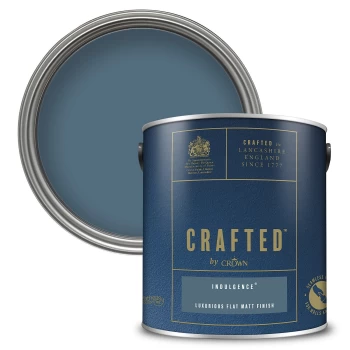 CRAFTED by Crown Flat Matt Interior Wall, Ceiling and Wood Paint - Indulgence - 2.5L