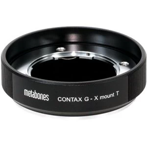Metabones CG-X-BT1 LensFujifilm X-mountMetabones Contax G Lens to Fujifilm X Camera T Adapter - CG-X-BT1 - Black