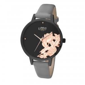 Limit Ladies Rose Leather Strap Watch