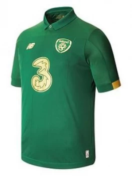 Boys, New Balance Ireland Junior Home Short Sleeved Shirt - Green, Size M
