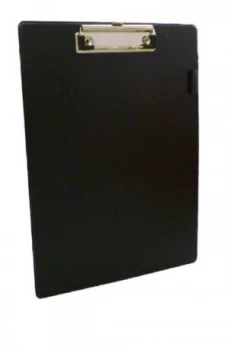 Value PVC A4 Clipboard Black