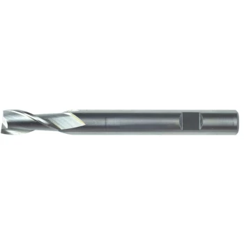 2.00MM HSS-Co 8% 2 Flute Weldon Shank Long Series Slot Drills - Uncoated