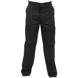 Absolute Apparel Mens Combat Workwear Trouser (50 inches short) (Black) - Black