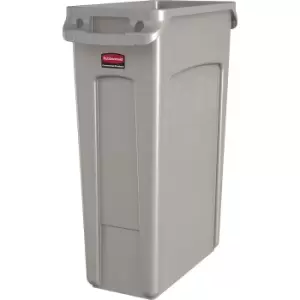 Rubbermaid SLIM JIM recyclable waste collector, capacity 87 l, WxHxD 279 x 762 x 558 mm, beige