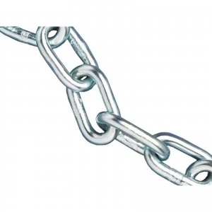 Faithfull A Link Metal Zinc Plated Chain 4mm 30m