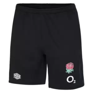 Umbro England Rugby Knitted Shorts Adults - Black