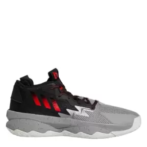 adidas Dame 8 Shoes Unisex - Grey Three / Red / Core Black