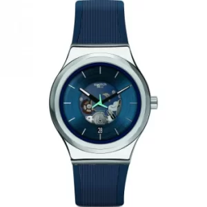 Mens Swatch Blurang Automatic Watch