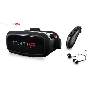Stealth VR100 Virtual Reality Black Headset Bundle (iOS & Android)