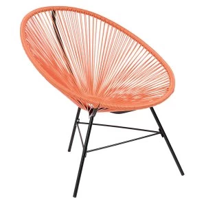 Charles Bentley Retro Lounge Chair - Orange