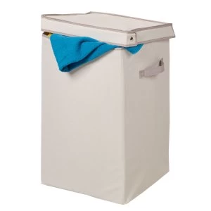 Russel Folding Laundry Box - Cream