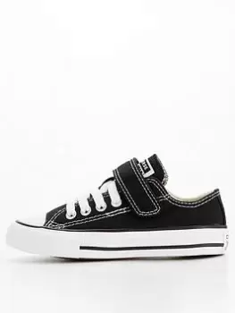 Converse Chuck Taylor All Star 1v Easy-on Childrens Ox Trainers, Black, Size 12