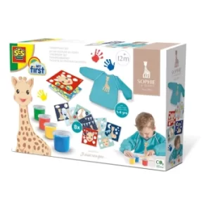 SES CREATIVE Sophie La Girafe My First Childrens Fingerpaint Set, 12 Months or Above (14494)